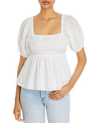 Babydoll Eyelet Top  - 100% Exclusive | Bloomingdale's (US)