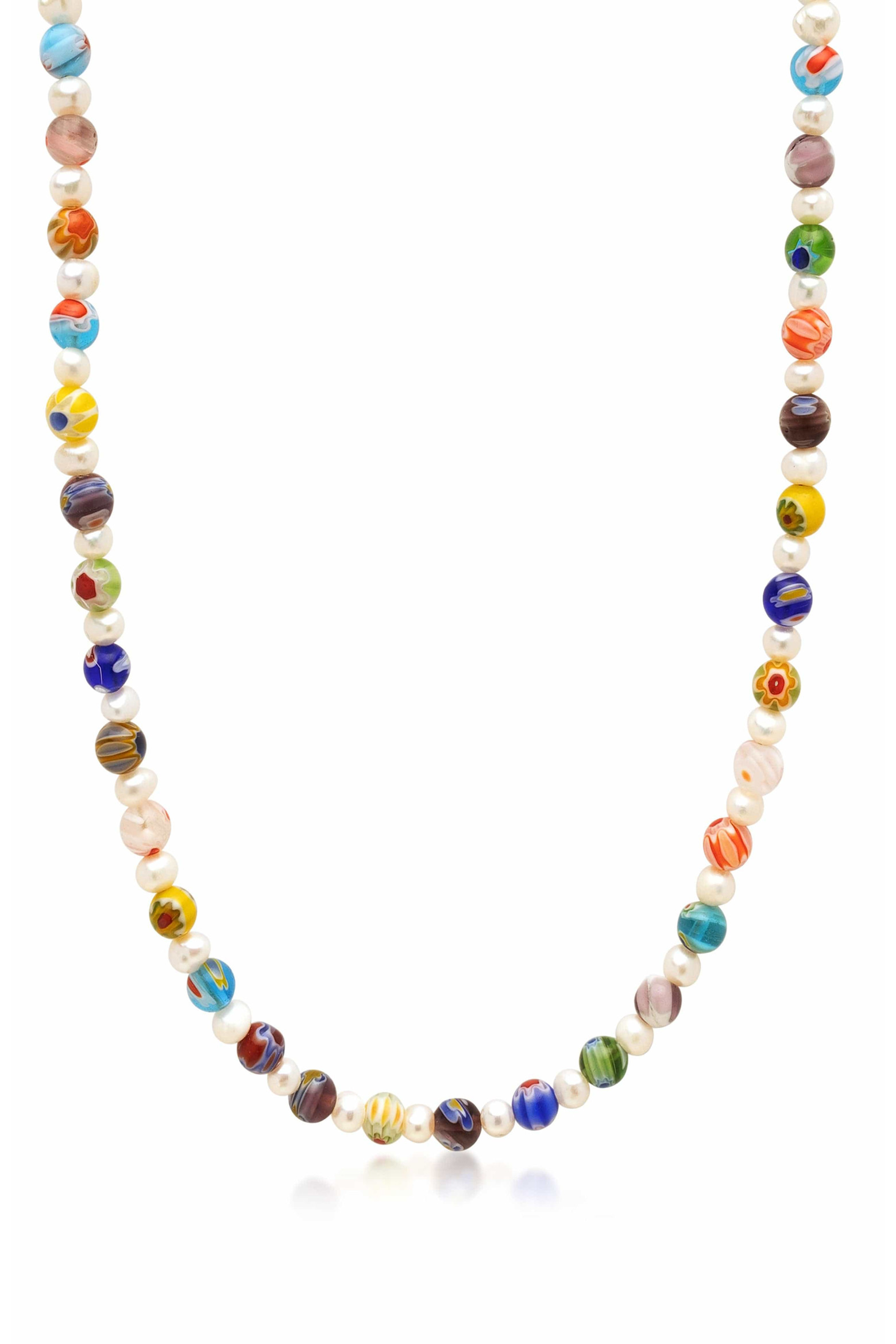 Pearl Necklace with Hand-Painted Glass Beads (Men) | Nordstrom | Nordstrom