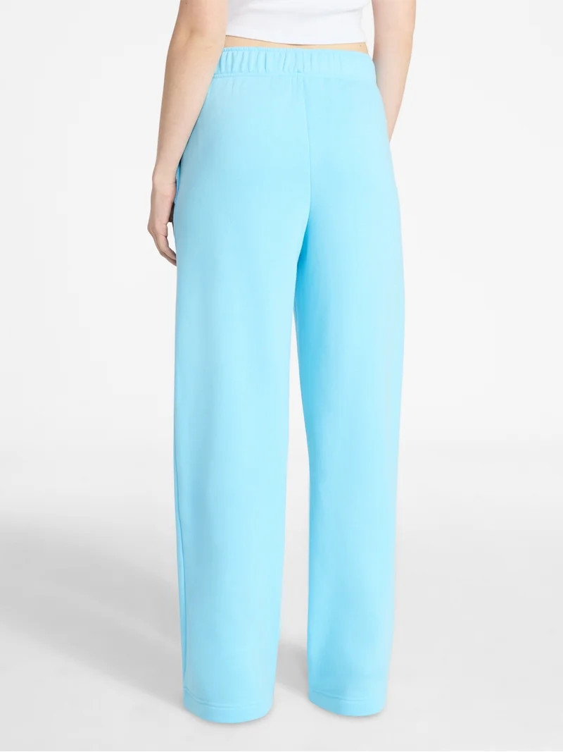 No Boundaries Wide Leg Fleece Pants, 30" Inseam, Sizes XXS-4X | Walmart (US)