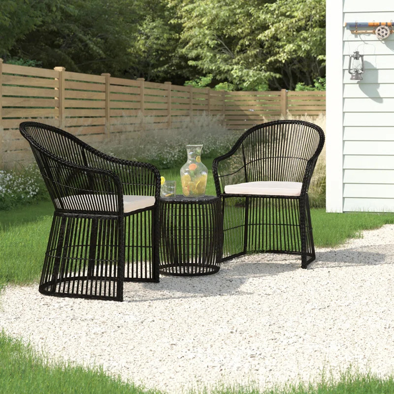 Lustig 2 - Person Outdoor Seating Group | Wayfair North America