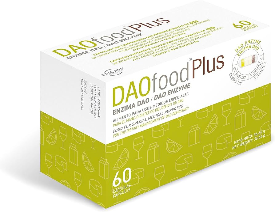 DR Healthcare - DAOfood Plus - DAO Enzyme - Quercetin and Vitamin C - Contributes to the Balance ... | Amazon (UK)