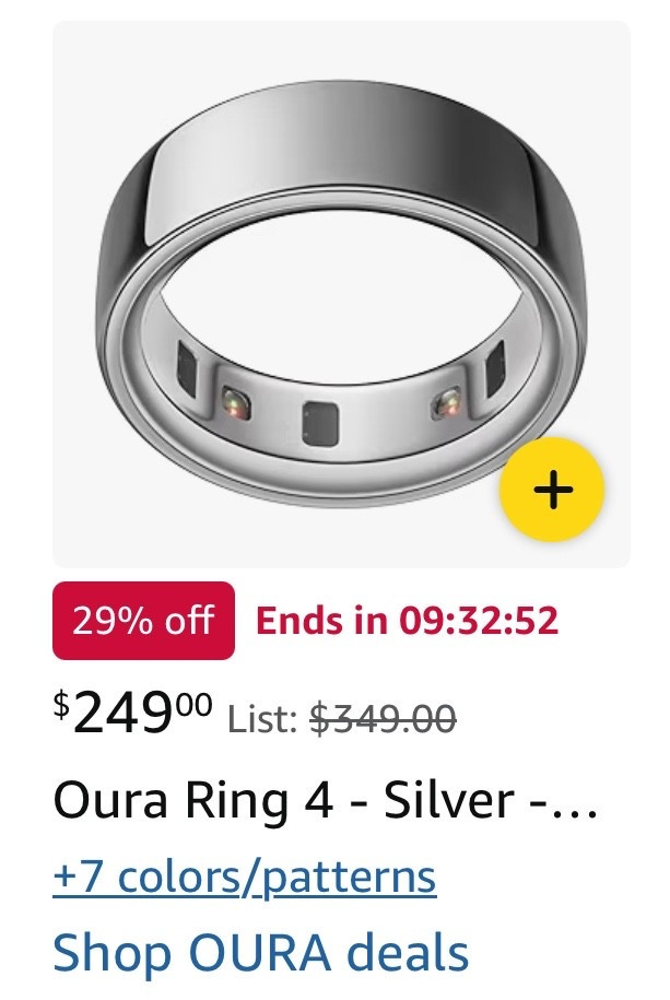 Oura Ring 4 for Cyber Week!

#LTKHoliday #LTKGiftGuide #LTKCyberWeek