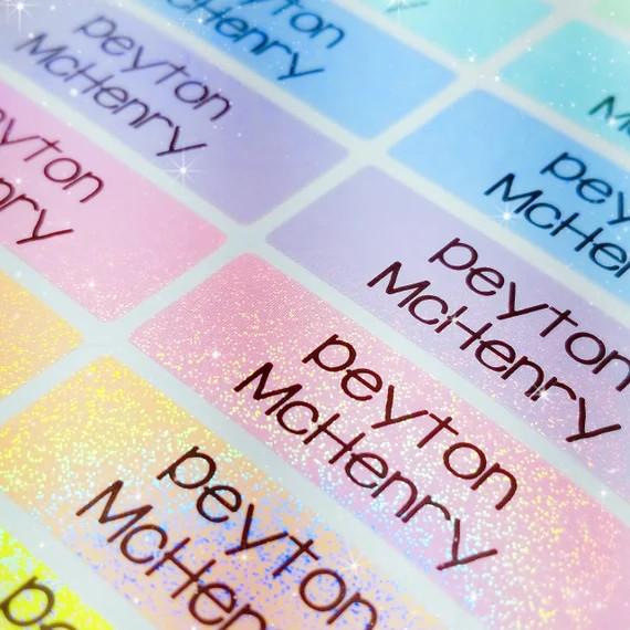 Name Label School Label Waterproof Label Daycare Stickers Kids Sticker Labels Gift Sticker Person... | Etsy (US)