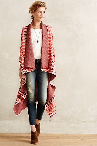 Jacquard Blanket Cardigan | Anthropologie (US)