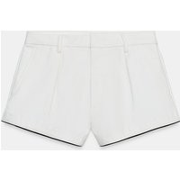 Zara - Jeansshorts Mit Bundfalten Zw Collection - Weiß - L - Damen | Zara DE