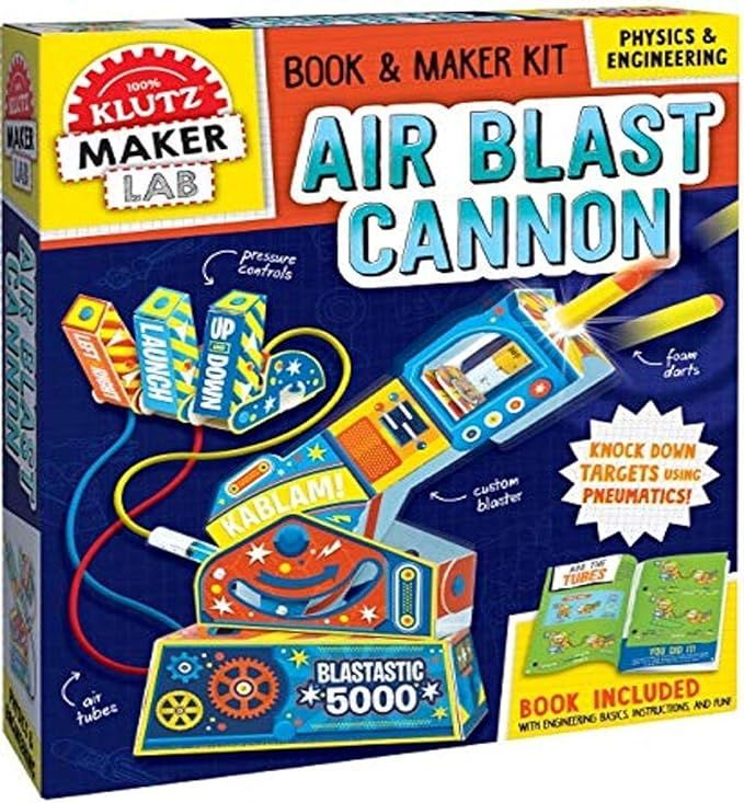 Amazon.com: Klutz Air Blast Cannon: Maker Lab STEM Kit, Multi-Colored, 9.8"" x 2.5"" x 11.8""" : ... | Amazon (US)