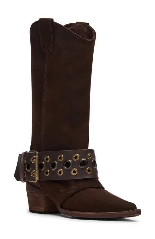 Steve Madden Ashwood Tall Boot in Brown Sued at Nordstrom, Size 6.5 | Nordstrom