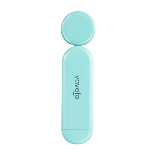 VAVOFO USB Rechargeable Book Light, Blue Light Blocking, Amber Light Clip On Bookmark Shaped Reading Light, Eye Care 6 LEDs Book Light for Bookworms Reading in Bed with 9 Lighting Modes (Powder Green) | Amazon (US)