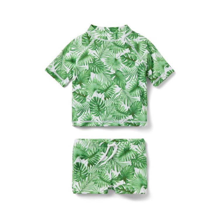 Baby Palm Leaf Rash Guard Set | Janie and Jack