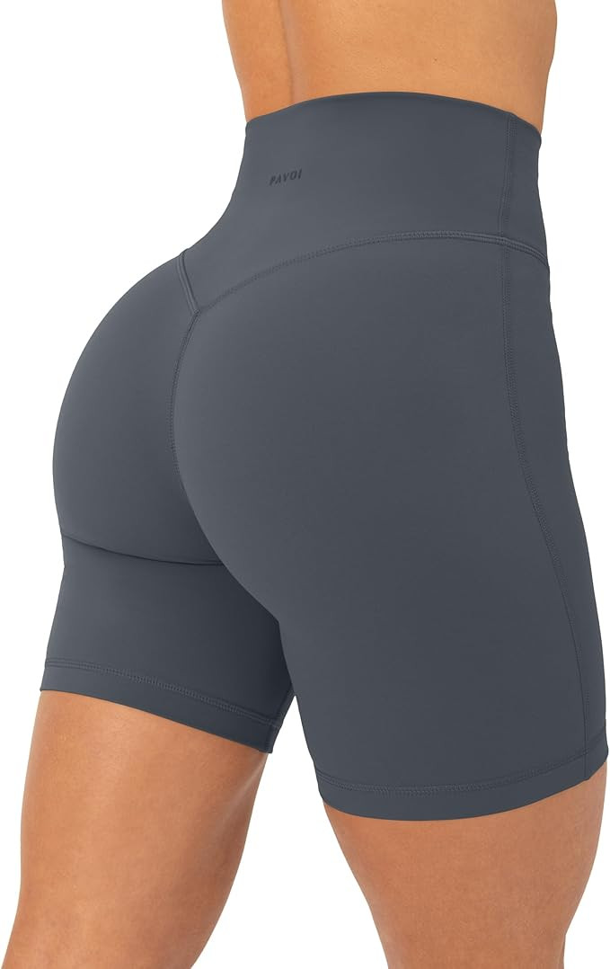 PAVOI ACTIVE Yoga Shorts for Women High Waisted Gym Shorts Buttery Soft Biker Workout Shorts 4" &... | Amazon (US)