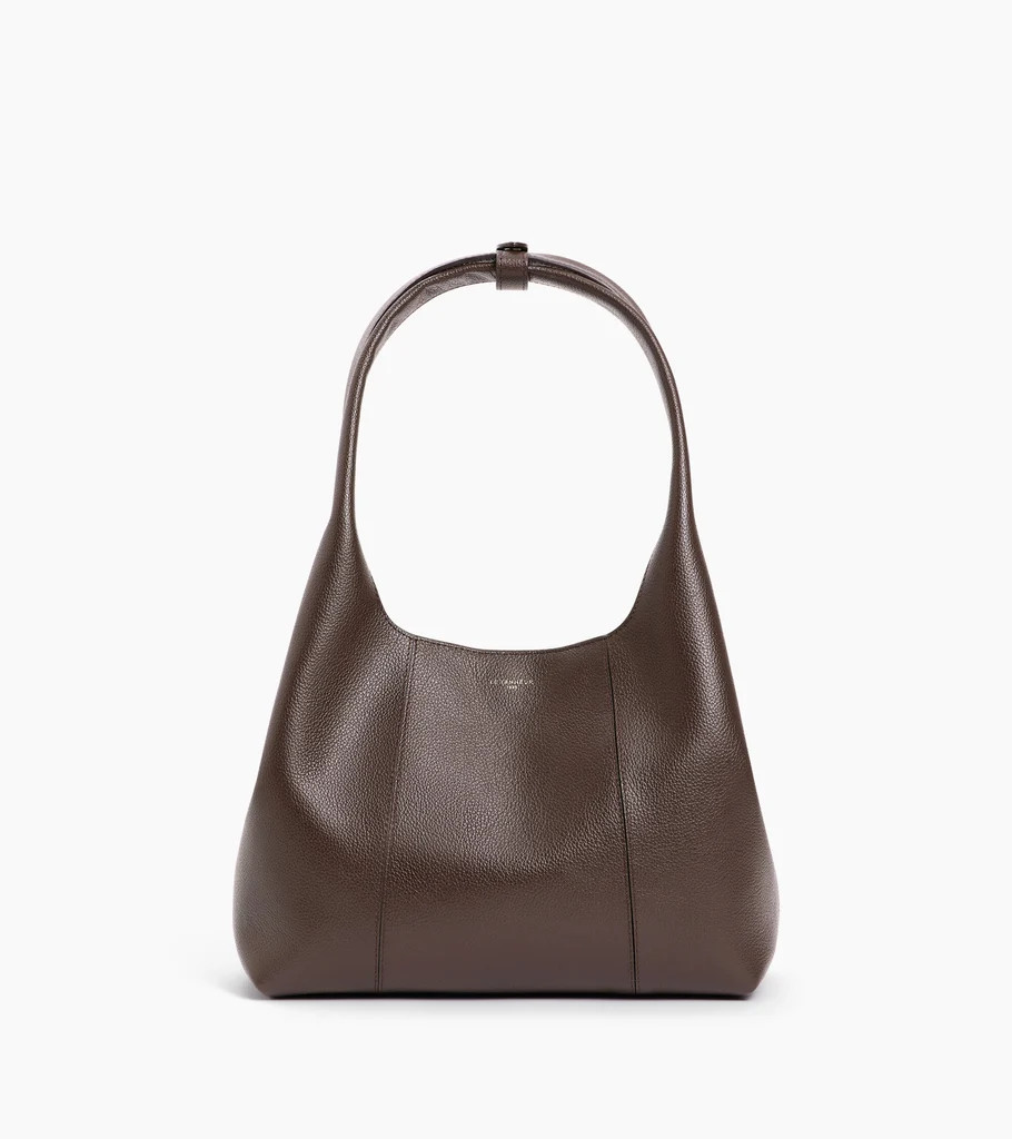 Juliette medium-sized shoulder bag in grained leather | Le Tanneur