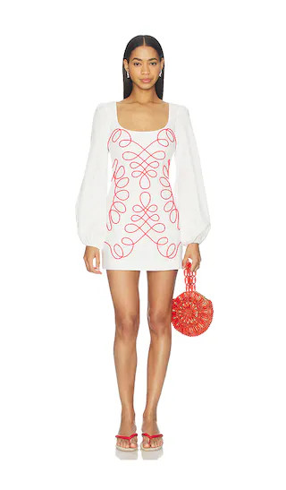 Soriah Mini Dress in Ivory dress | white resort dress | beach resort dresses  | Revolve Clothing (Global)