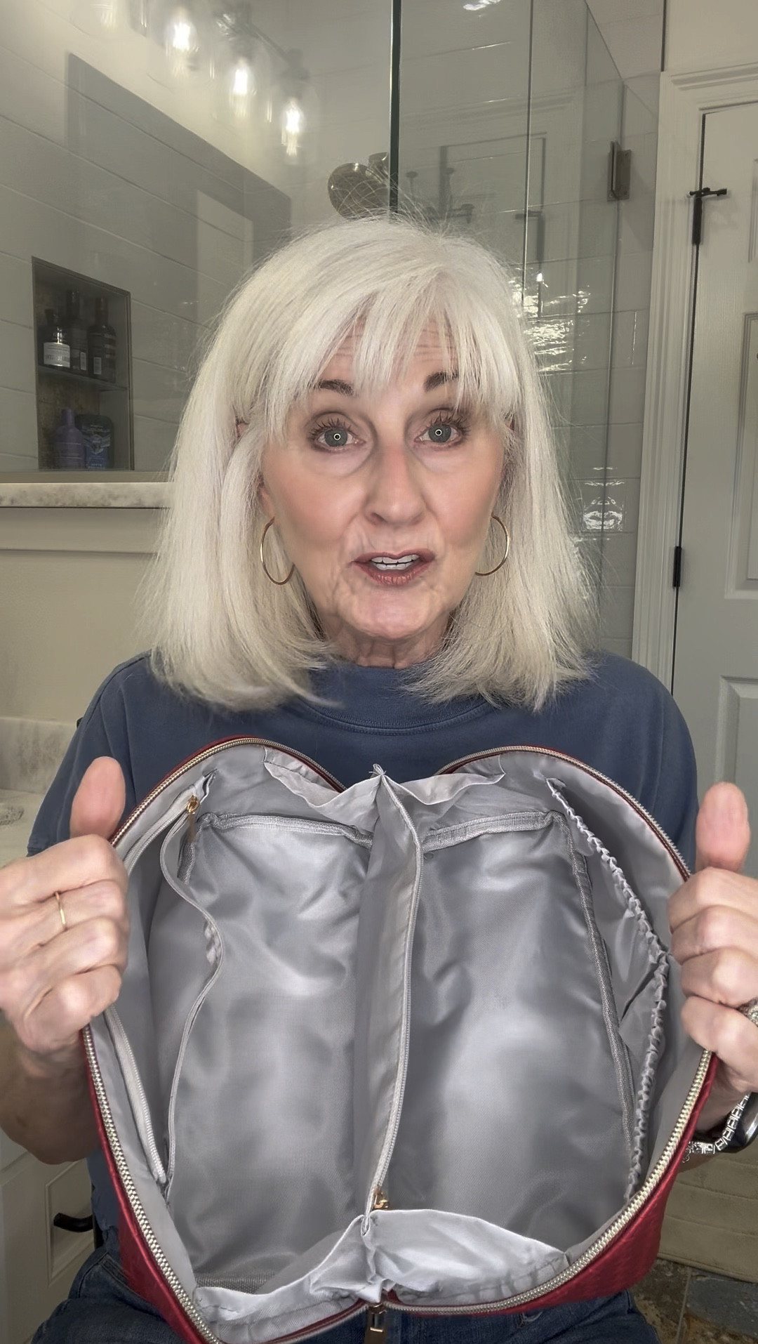Best cosmetic travel bag ever! https://www.shopltk.com/explore/jeanne_caldarera_silver_linings

#LTKBeauty #LTKTravel #LTKOver40