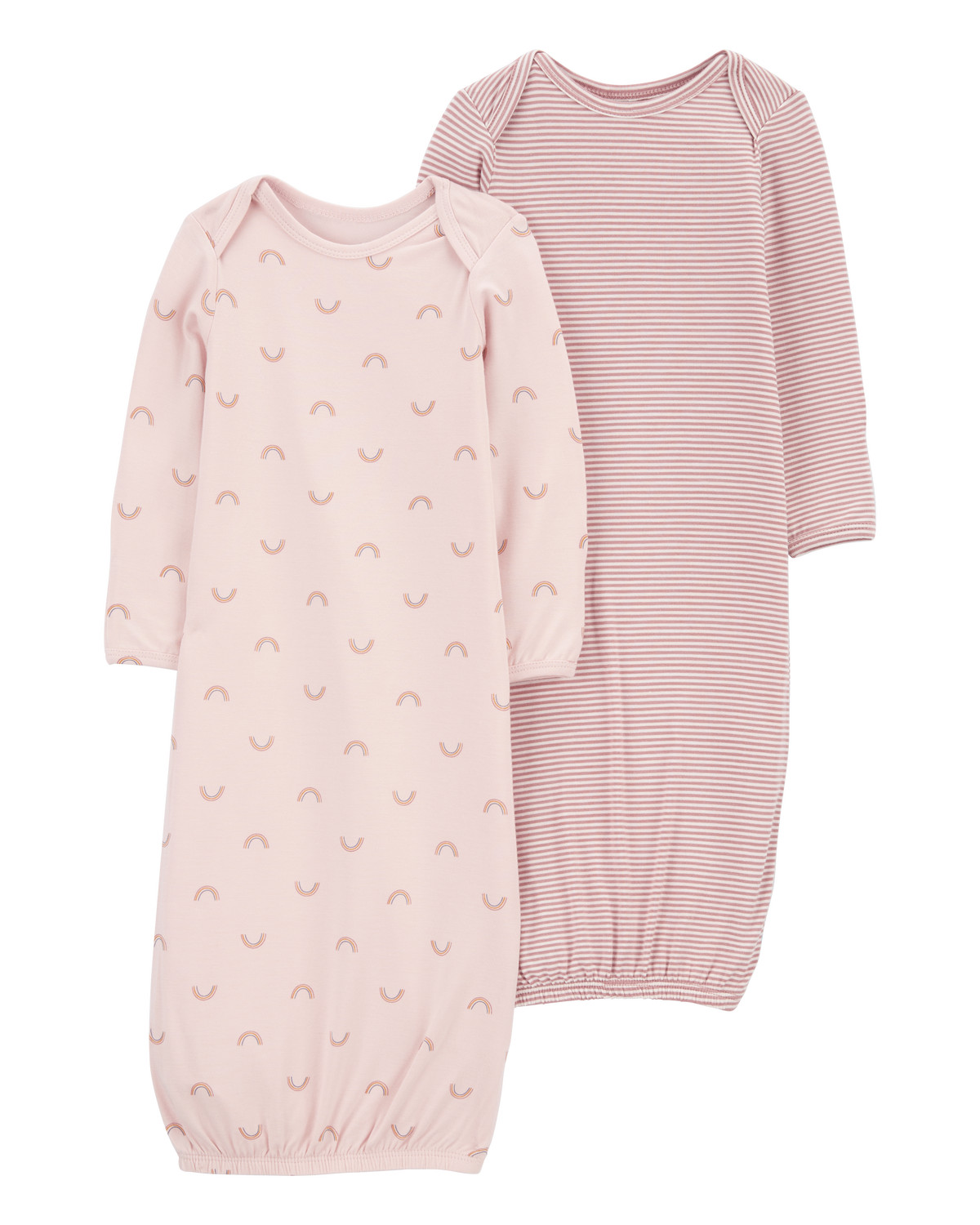 Baby Rainbow 2-Pack PurelySoft Sleeper Gowns | Carter's Inc