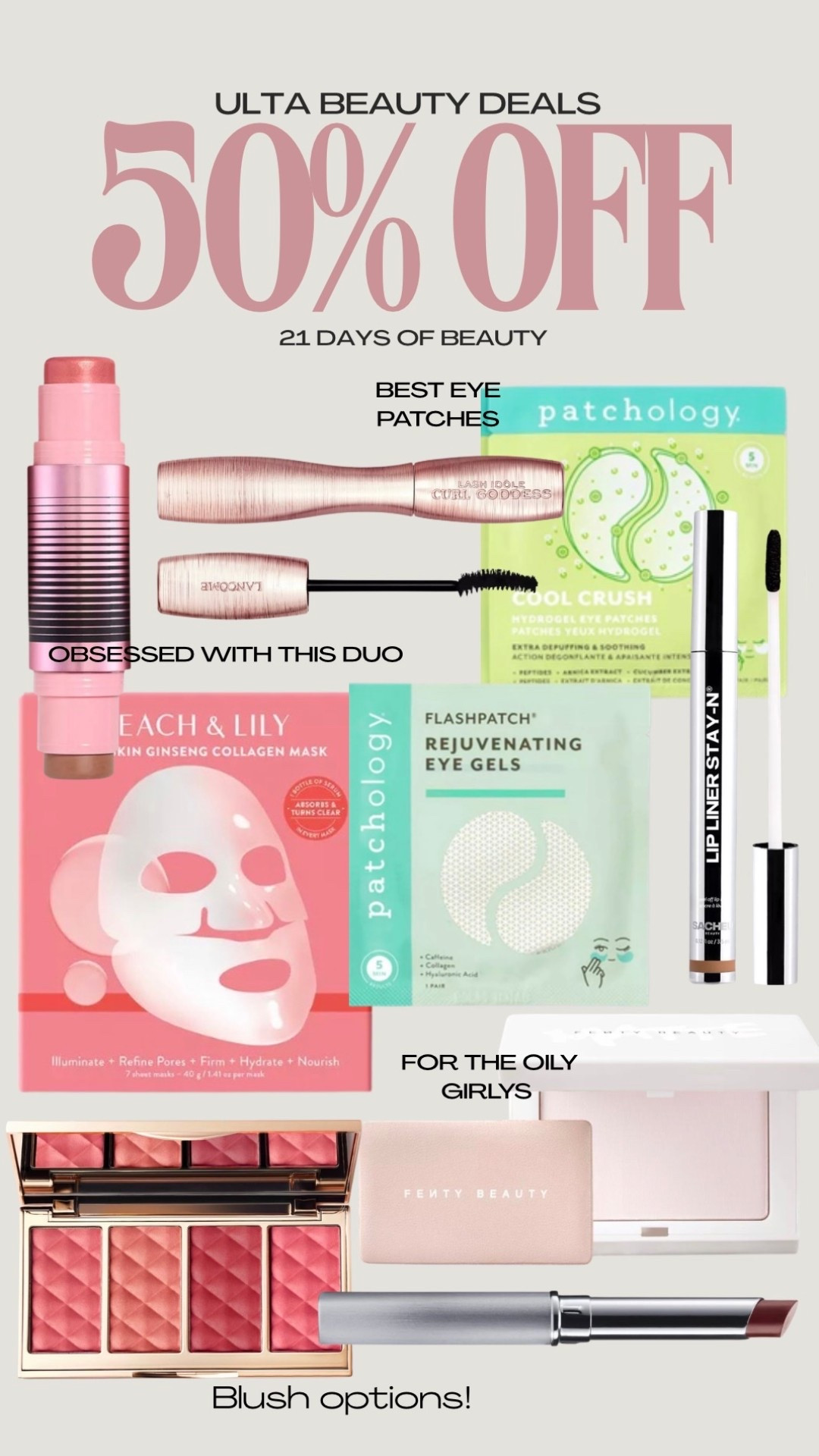 Ulta 50% off beauty deals!

#LTKSaleAlert #LTKBeauty