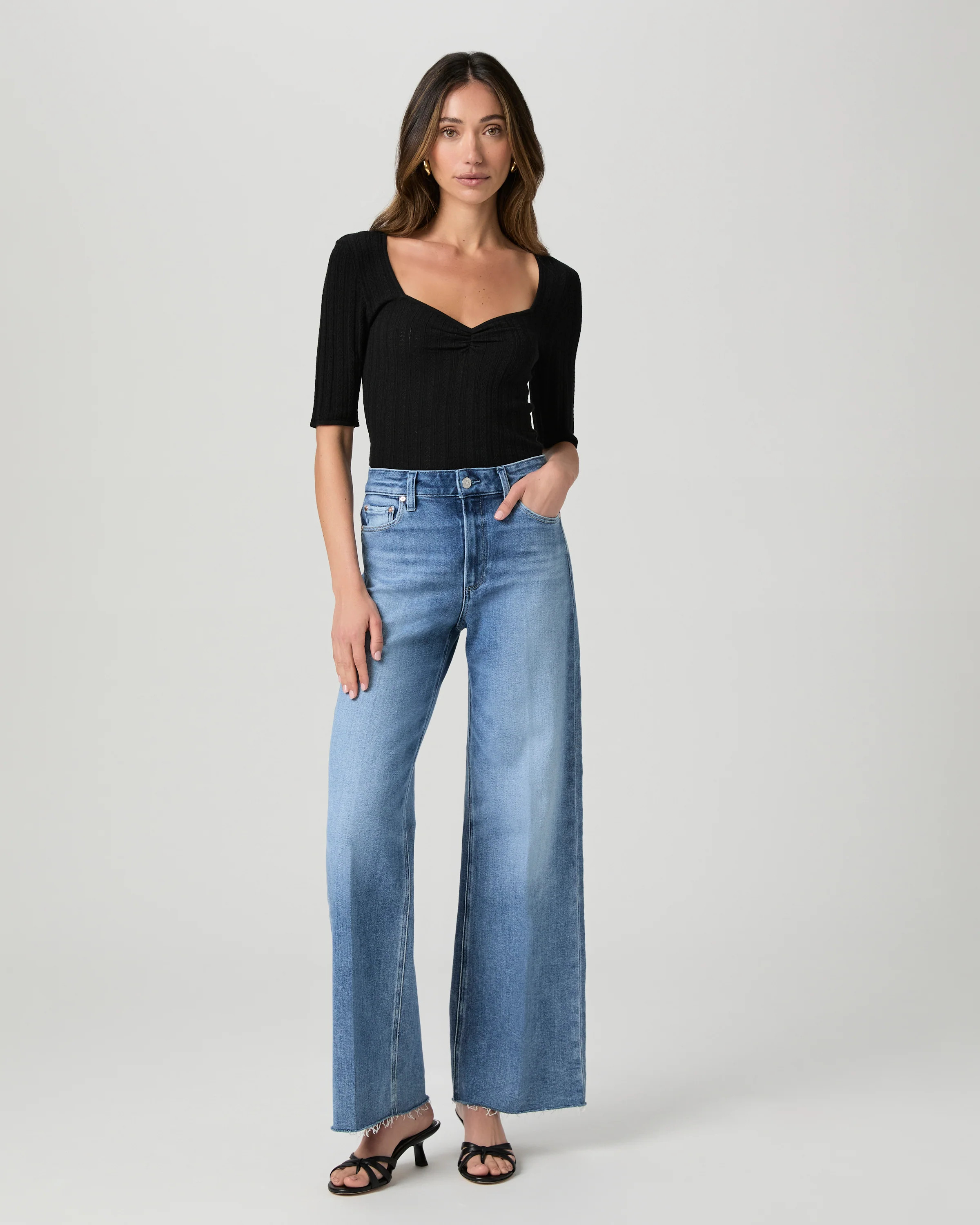 Anessa 31" Wide Leg Jean | Paige