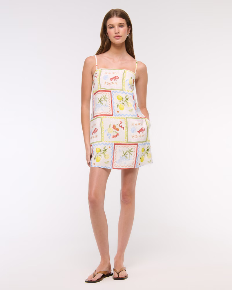 Straight Neck Slip Skort | Abercrombie & Fitch (US)