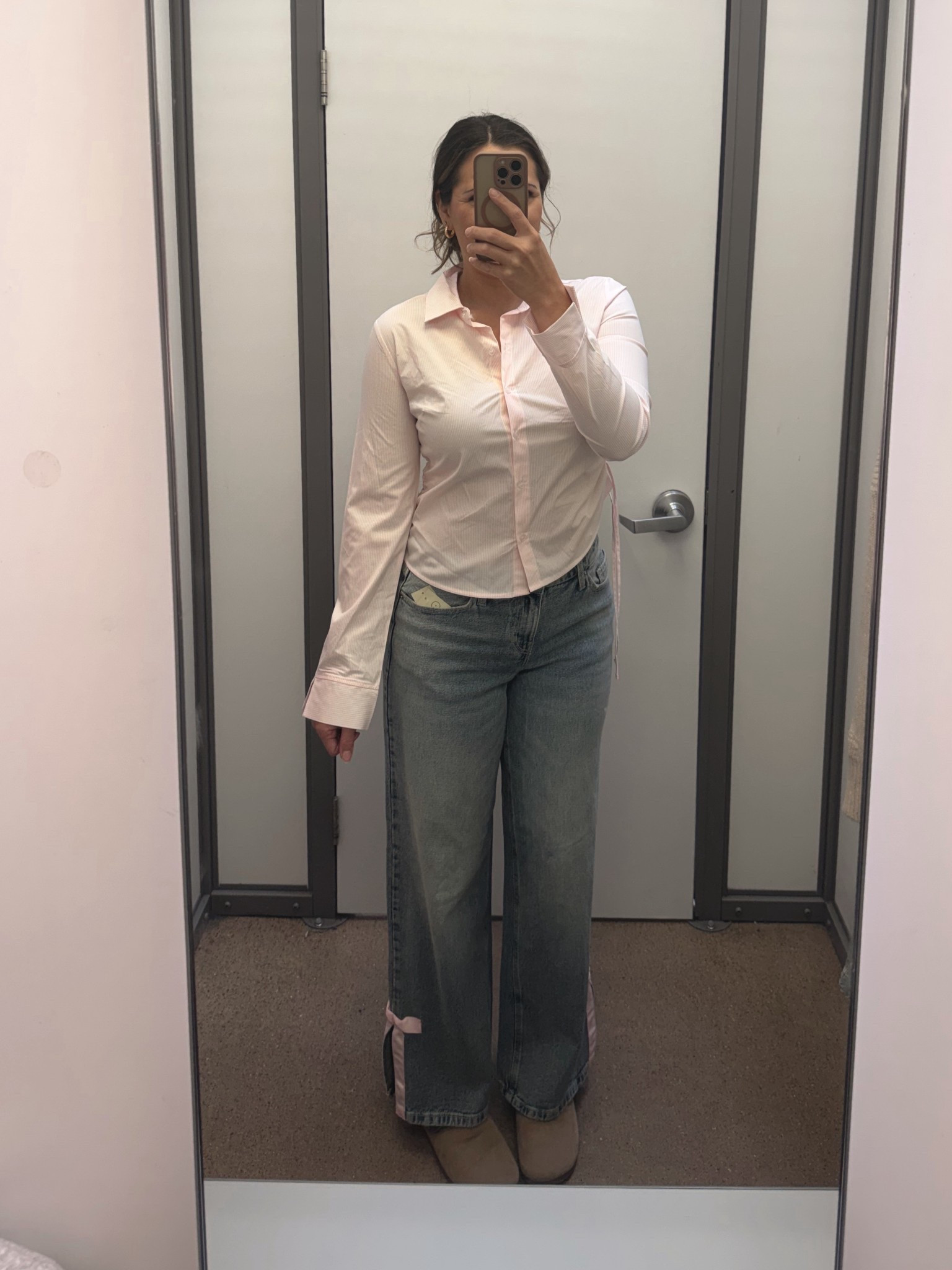 This would be such a cute valentines date night outfit dressed up with some heels. I would recommend sizing up in the shirt if your bigger chested 

Walmart fashion 

#LTKFindsUnder50