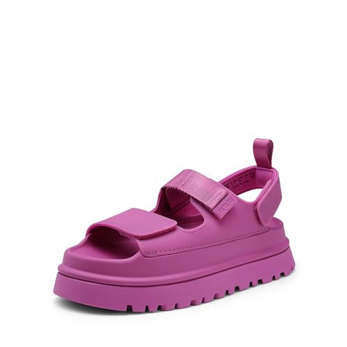 DREAM PAIRS Platform Sandals for Women Chunky Open Toe Dress Walking Comfortable Flat Sandals for Summer,Size 7,Hot Pink,DWUMPS2511 | Amazon (US)