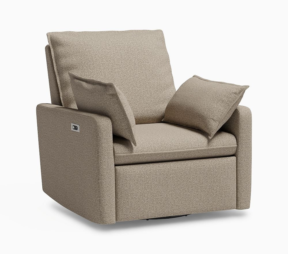 Paxton Pillow Swivel Glider Recliner | Pottery Barn Kids