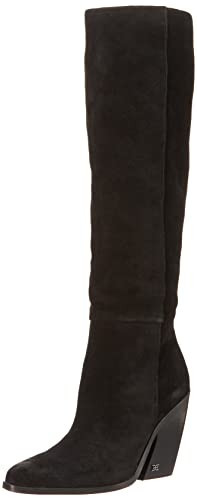Sam Edelman Women's Annabel Knee High Boot Black 5 Medium | Amazon (US)