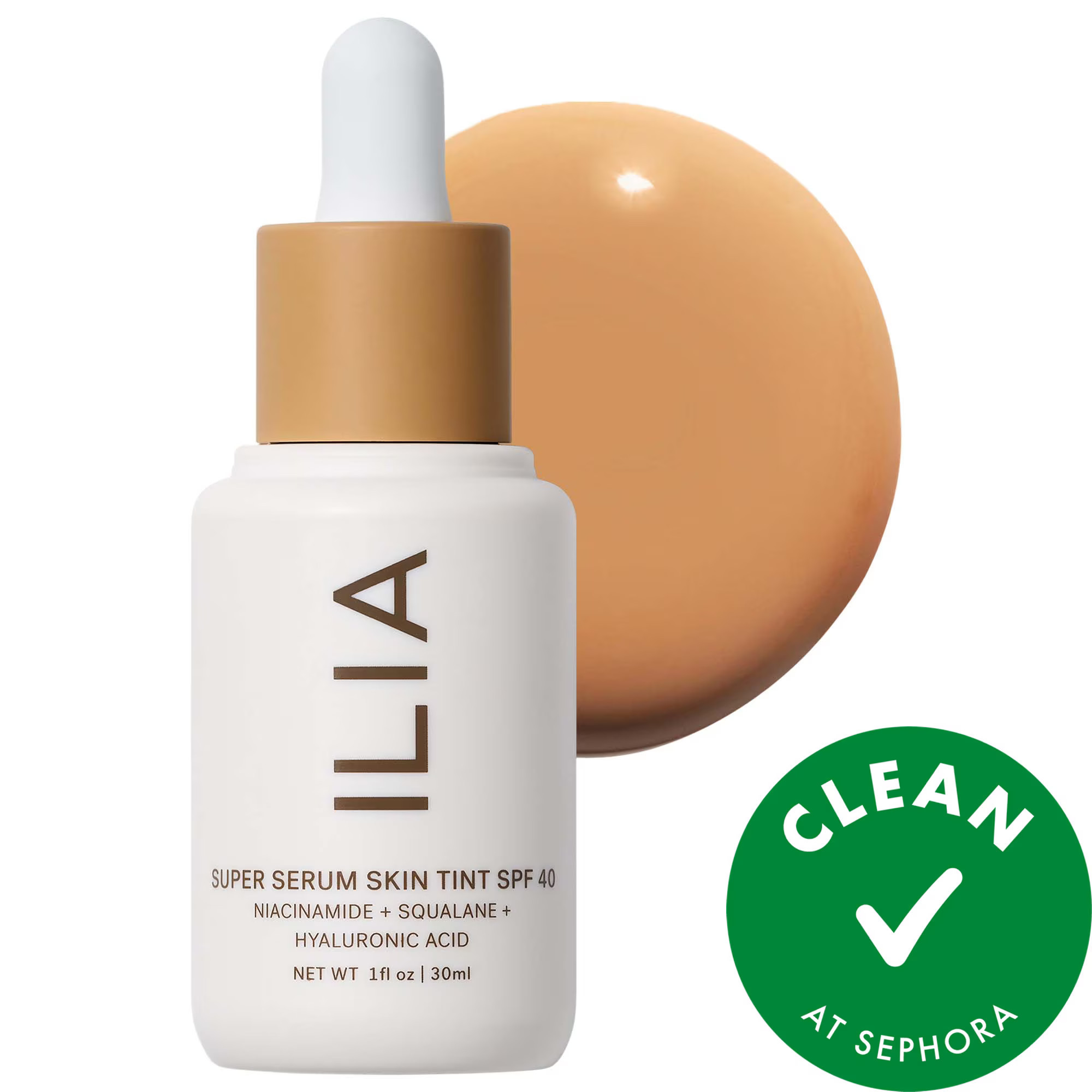ILIA Super Serum Skin Tint SPF 40 Skincare Foundation Morgat ST11.5 1 oz / 30 mL | Sephora (US)