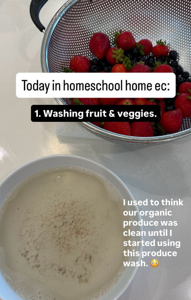 I used to think our produce was clean... 

 #LTKdayinmylife #LTKU #LTKHome