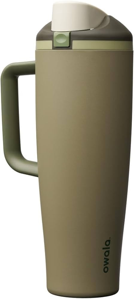Owala FreeSip Tumbler Insulated Stainless Steel Water Bottle with Built-in Straw and Side Handle,... | Amazon (US)