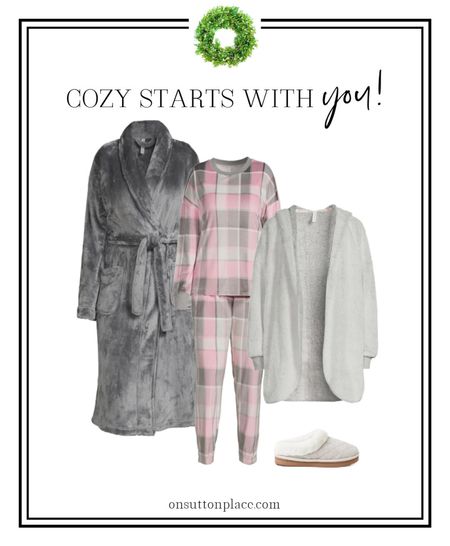 A cozy, plush robe and pajamas: the perfect Christmas gift for any woman!
@WalmartFashion #WalmartPartner
#WalmartFashion


#LTKGiftGuide #LTKfindsunder50 #LTKHoliday