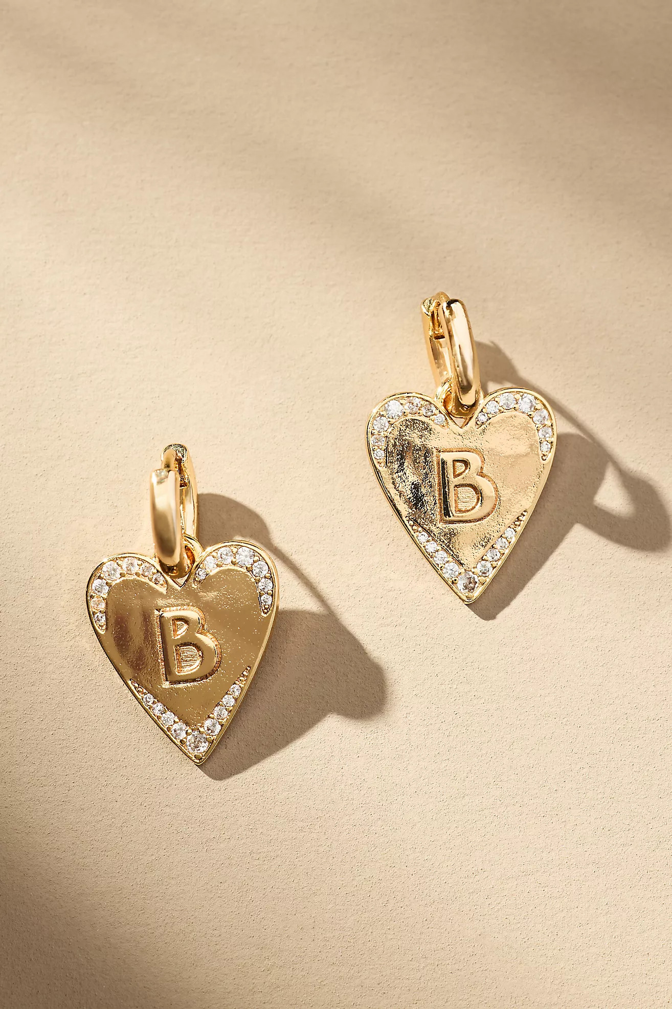 Heart Huggie Hoop Earrings | Anthropologie (US)