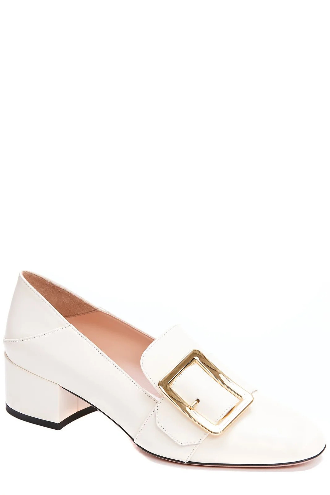 Bally Janell Almond Toe Block Heeled Loafers | Cettire Global