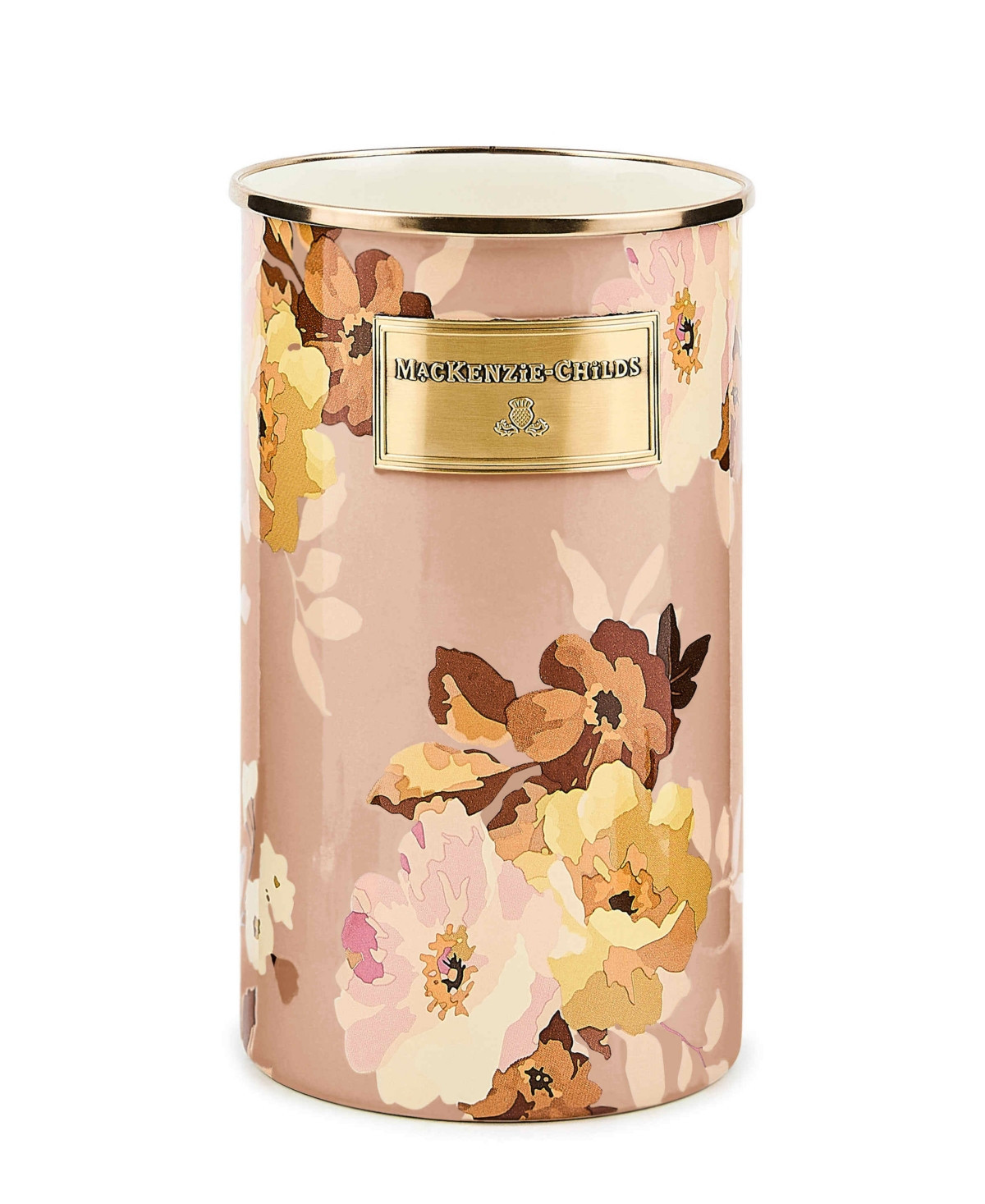 MacKenzie-Childs Wild Rose Mauve 12 oz. Utensil Holder - Multi Color | Macy's