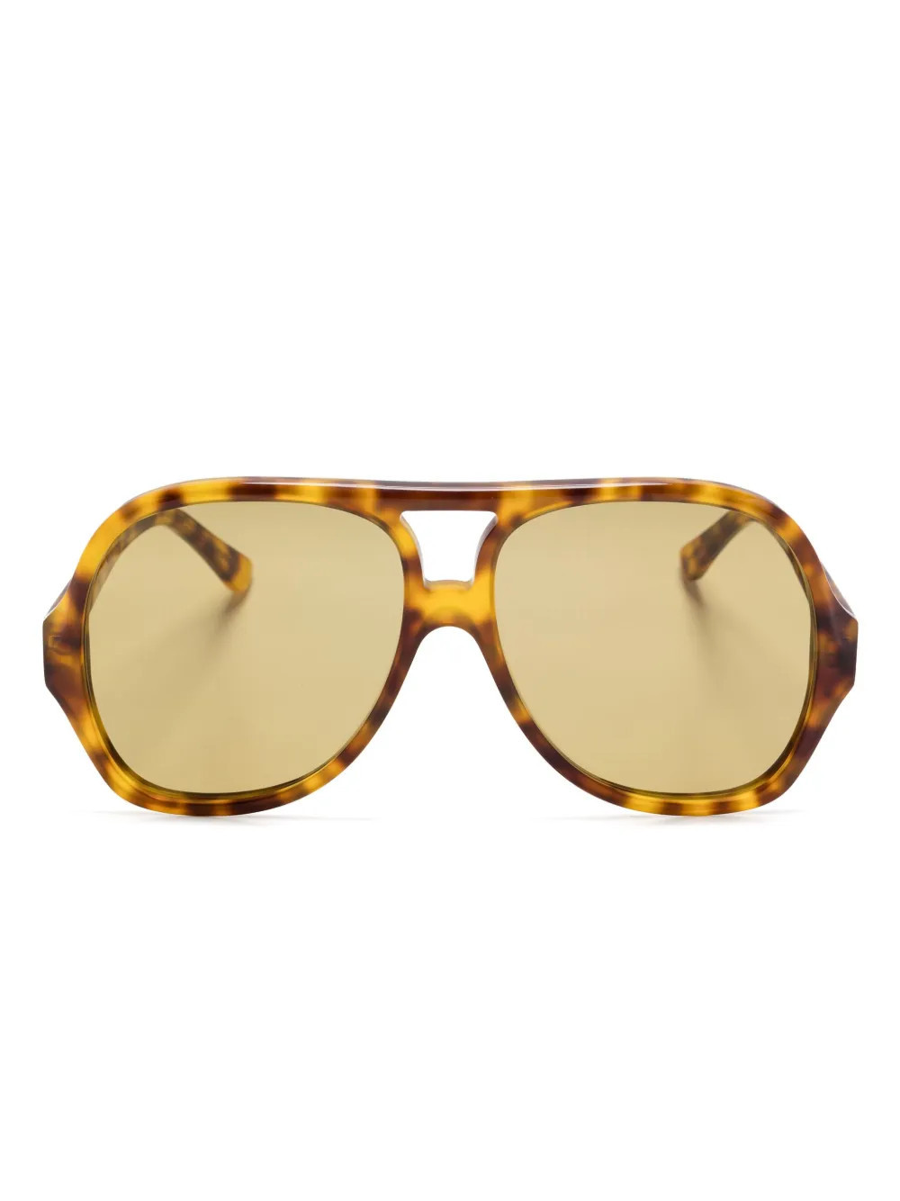 Chloé Eyewear Salomé sunglasses - Yellow | Farfetch Global