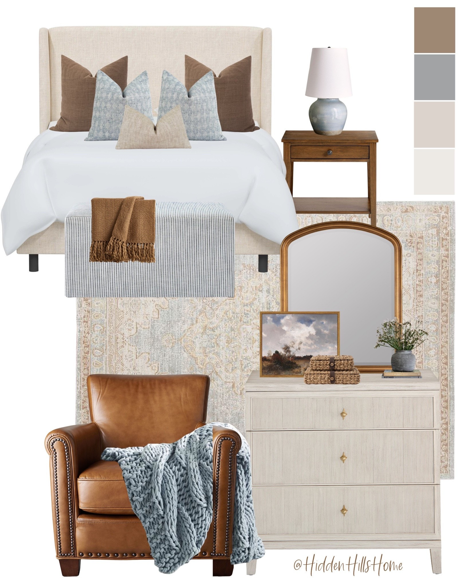 Bedroom decor mood board, master bedroom decor ideas, primary bedroom inspiration, bedroom Inspo, home decor Tilly bed #bedroom

#LTKHome #LTKSaleAlert