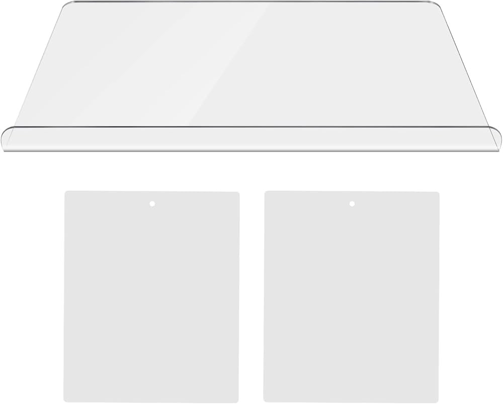 WEERSHUN Acrylic Cutting Boards For Kitchen Counter,17/inch x 13/inchClear Chopping Board Non Sli... | Amazon (US)