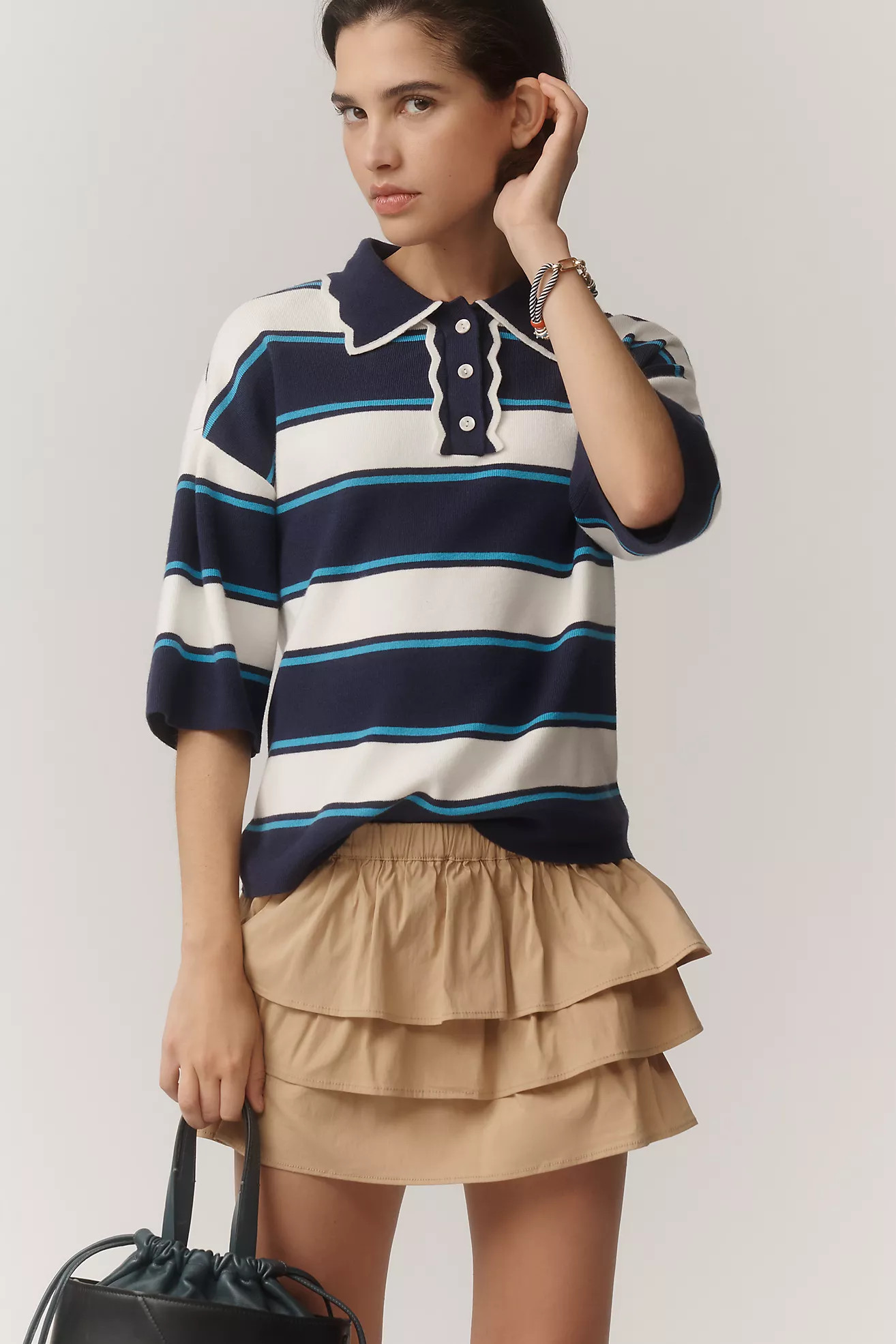 Maeve Tiered Ruffle Bloomers | Anthropologie (US)