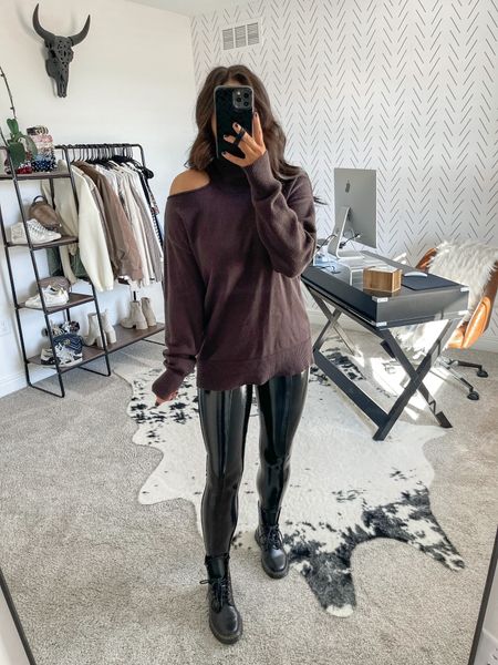 amazon cold shoulder sweater — on sale for black friday! 🖤🎉 & so are my SPANX!

sweater — size medium (sized up one for a looser fit!)
spanx — size small petite 

amazon fashion | amazon finds | amazon must haves | spanx leggings | faux leather leggings | spanx patent leather leggings outfit | doc martens boots outfit | fall fashion | fall outfit | fall outfits | fall style 



#LTKunder50 #LTKshoecrush #LTKCyberweek