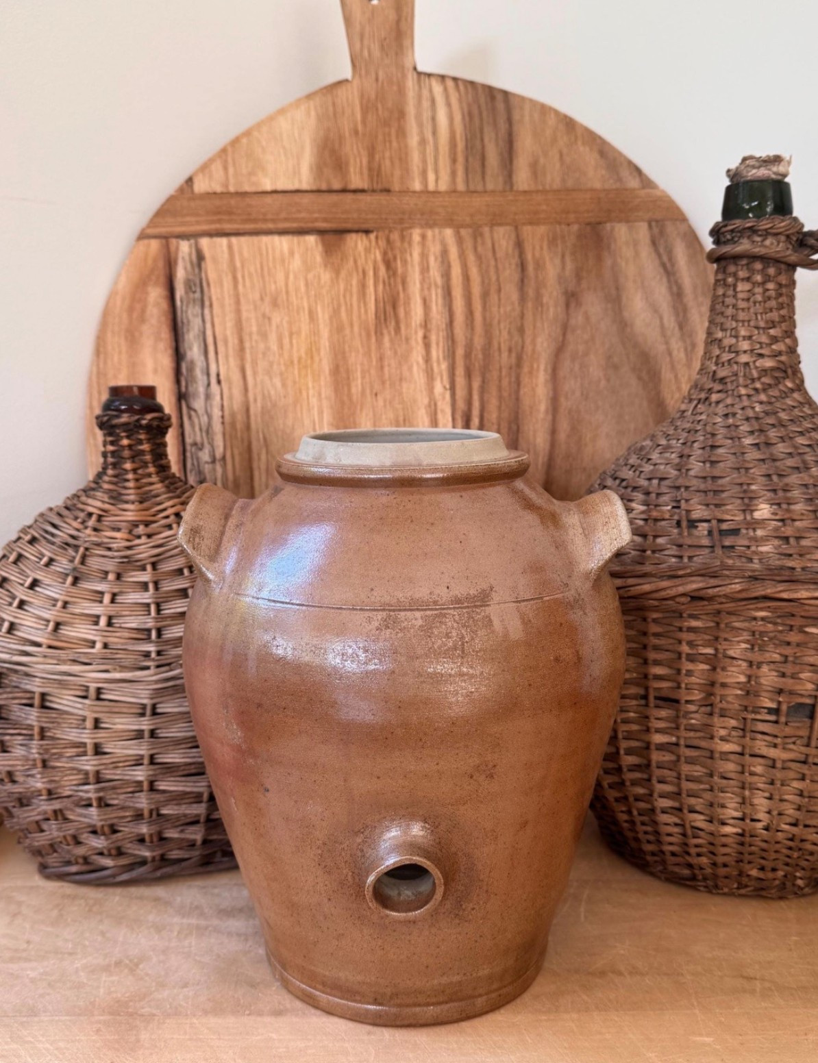 Vintage French stoneware with sculptural lines and a rich caramel glaze—an effortless “quiet luxury” kitchen accent. Perfect for styling (or use as a traditional vinaigrier). Linked from my Etsy.

#LTKSeasonal #LTKHome