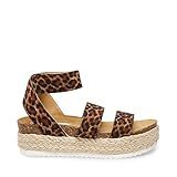 Steve Madden Women's Kimmie Leopard Sandal 9 US | Amazon (US)