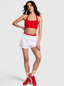 Buy Relay Square-Neck Sports Bra, White Shell - Order Sport Bras online - Victoria's Secret US | Victoria's Secret (US / CA )