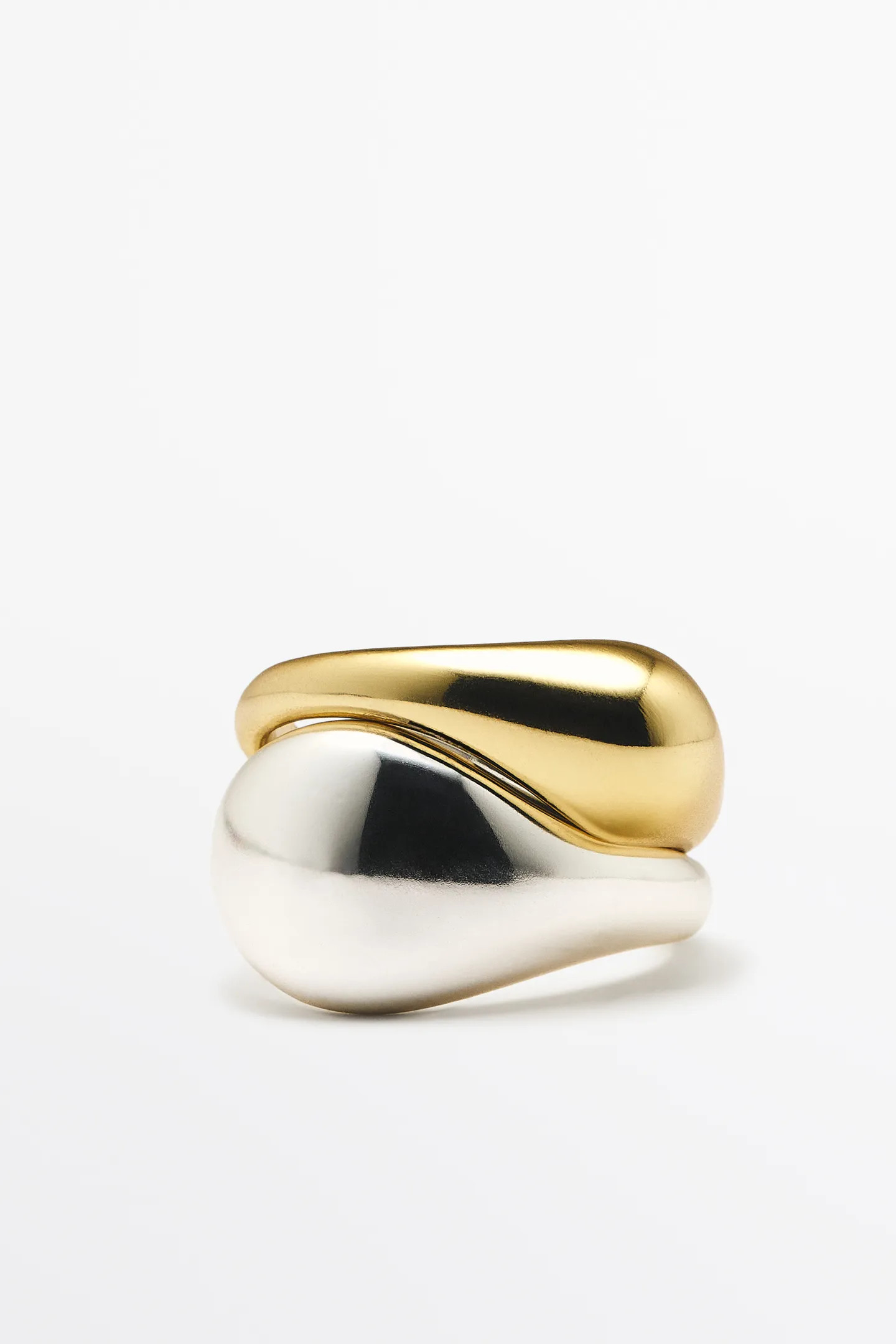 Pack of rounded rings | Massimo Dutti UK