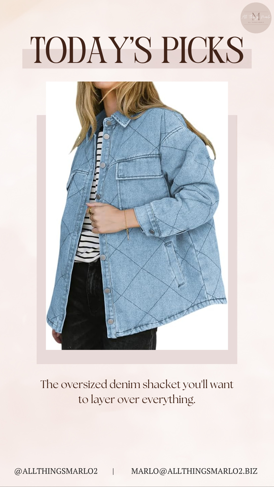 The oversized denim shacket you'll want to layer over everything. 

 #LTKSeasonal #LTKWorkwear #LTKTravel