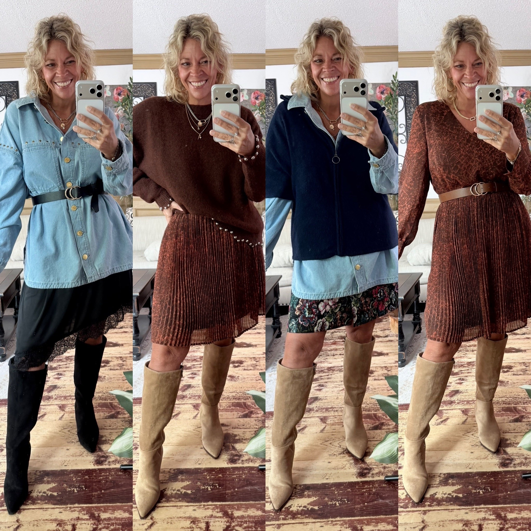 Use code NICOLEULLA to save 35% your order over $35
Wearing size 12 in skirt and size 12/14 in all other items. Boots true to size.

#LTKOver40 #LTKMidsize #LTKootd