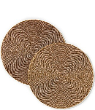 Southern Living Beaded Placemats, Set of 2 | Dillard's | Dillard's