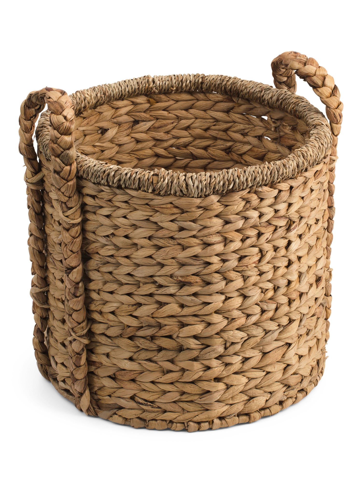 Medium Storage Basket With Braided Handles | TJ Maxx