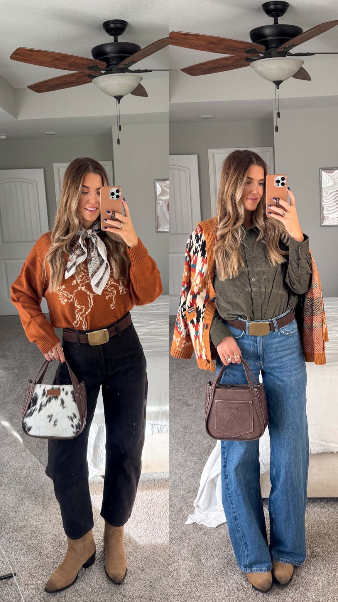 western thanksgiving outfit inspo! 
size 26 in battle jean, size 26/36 in wide leg jeans, size small in corduroy button up,  size medium in cardigan :) NFR outfit inspo - rodeo outfit inspo 

#LTKSaleAlert #LTKCyberWeek #LTKSeasonal