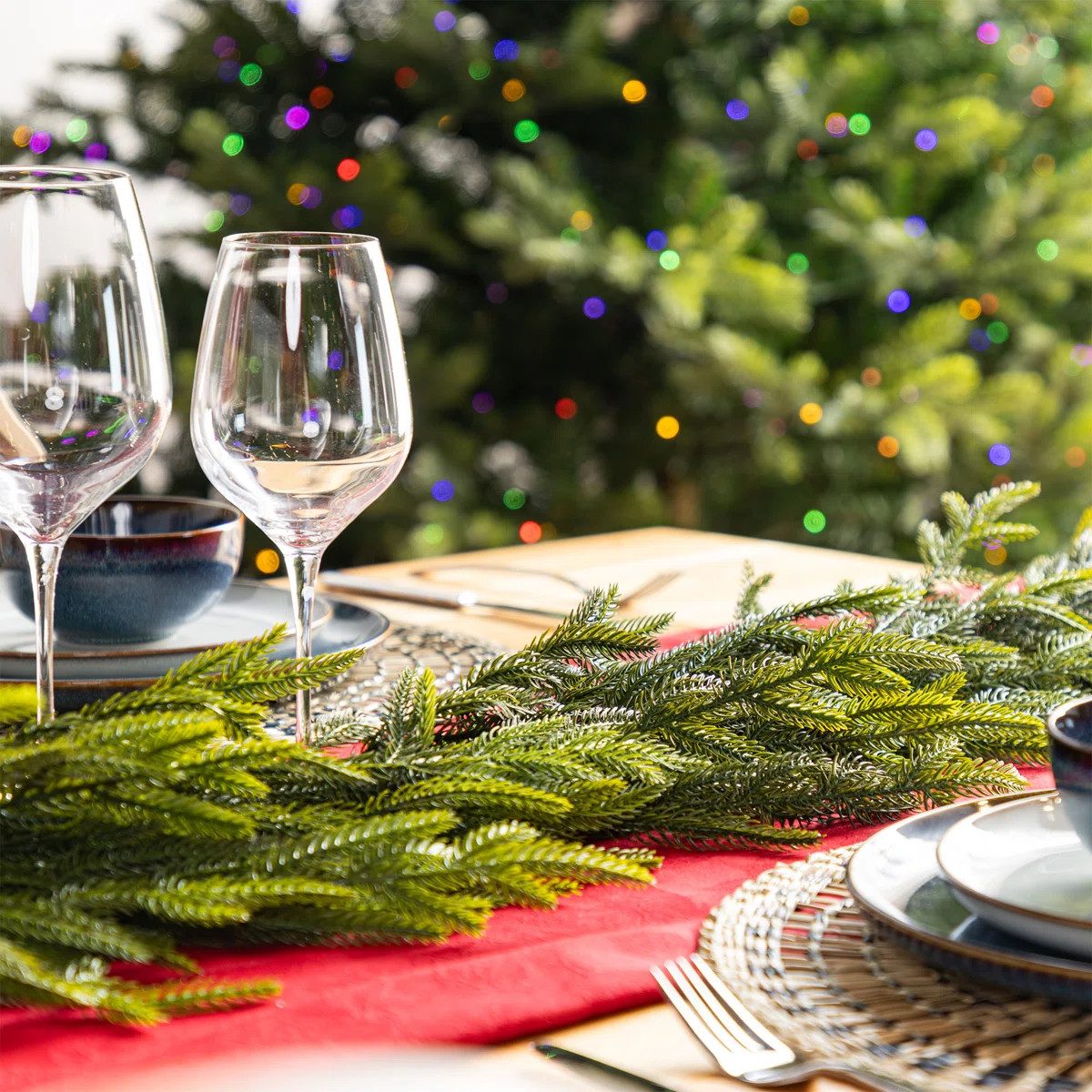 6' Christmas Greenery PE Dripping Garland (Set of 2) | Wayfair North America