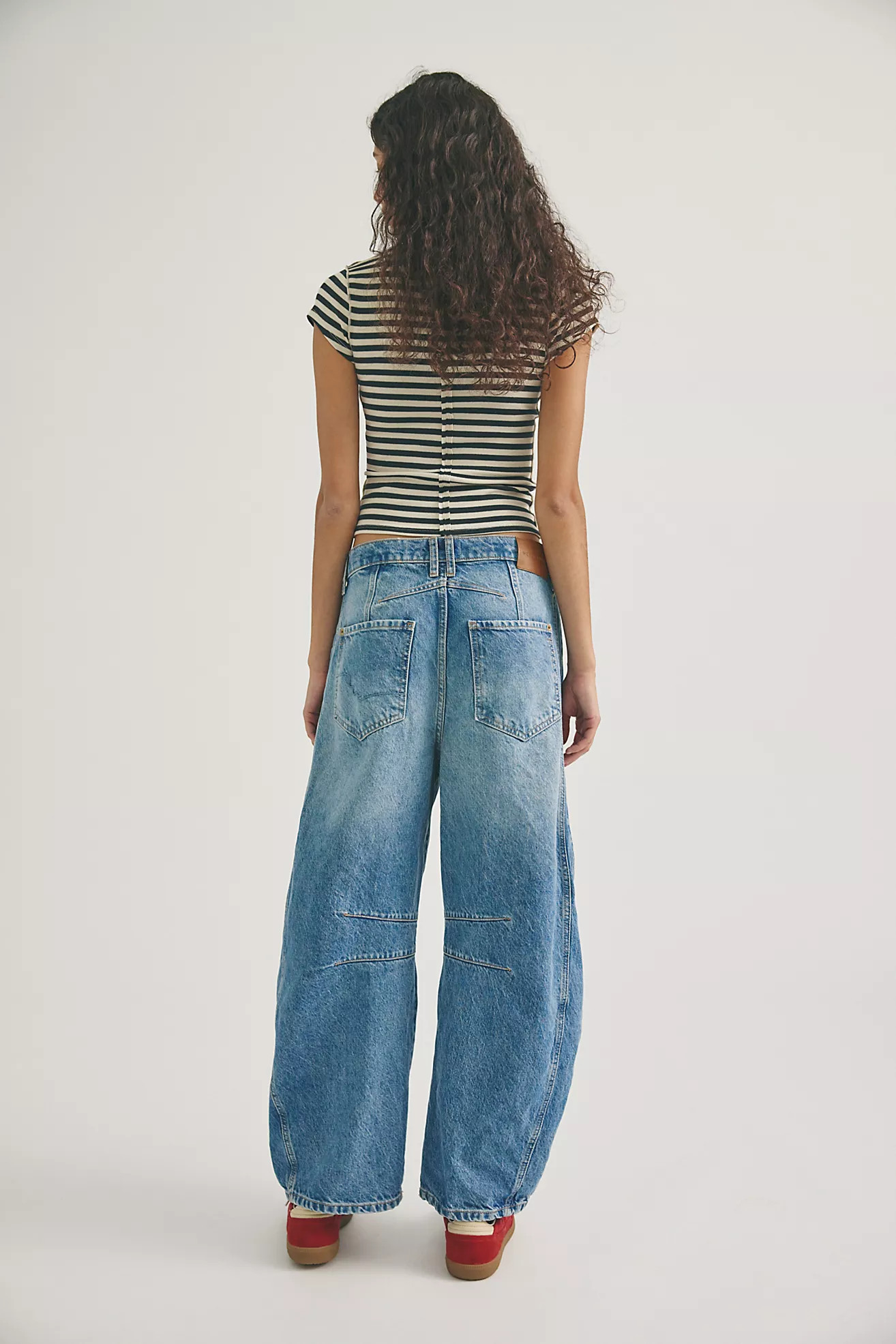 We The Free Good Luck Mid-Rise Barrel Jeans | Free People (Global - UK&FR Excluded)