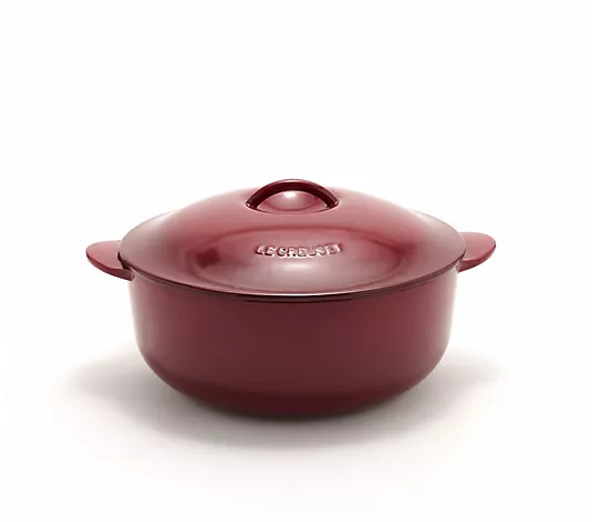 Le Creuset Heritage 4-qt Enameled Cast Iron Round Oven w/ Lid - QVC.com | QVC