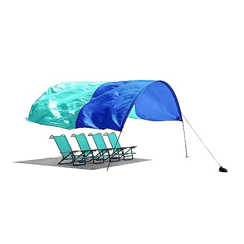 Shibumi Shade®, World's Best Beach Shade, The Original Wind-Powered® Beach Canopy, Provides 150 Sq. Ft. of Shade, Compact & Easy to Carry, Sets up in 3 Minutes, Wind Assist Included | Amazon (US)